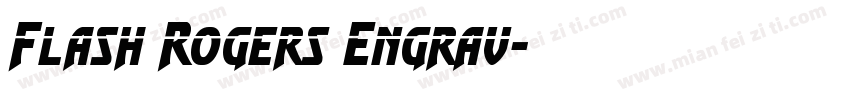 Flash Rogers Engrav字体转换
